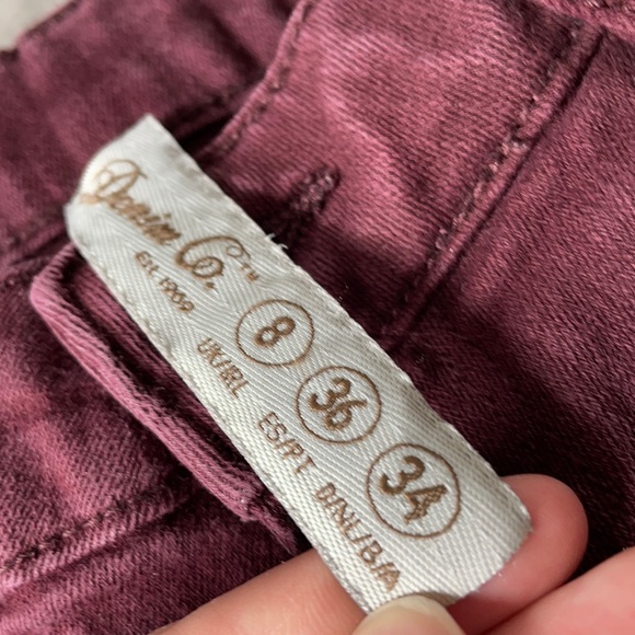 🌸3/$12🌸 maroon jeans - Picture 5 of 8